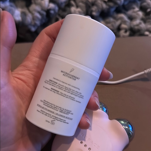 NuFace Mini Smart Toning Device in Light Pink with Silver Accents - Picture 4 of 5